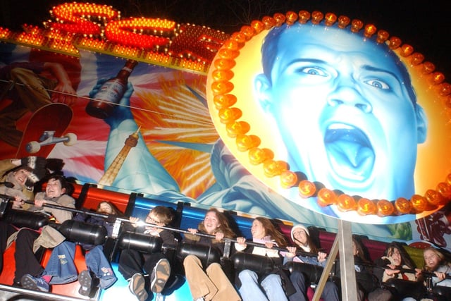 Edinburgh was screaming in the build up to Hogmanay, as revellers rode a fairground ride which was part of the Street Party.