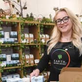 Laura Paterson who runs eco-friendly candle and gifts business Earth, Mother & Soul in Glasgow is celebrating Small Business Saturday.