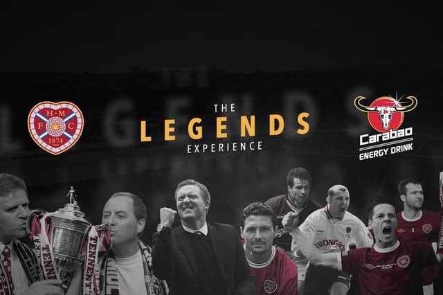 Hearts fans will get to watch a game with club legends. Picture: Heart of Midlothian FC