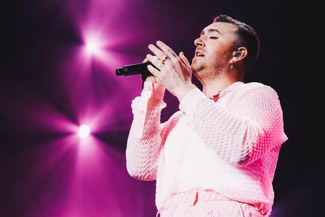Sam Smith has spoken out about his non-binary identity (Photo by Rich Fury/Getty Images  for iHeartMedia)