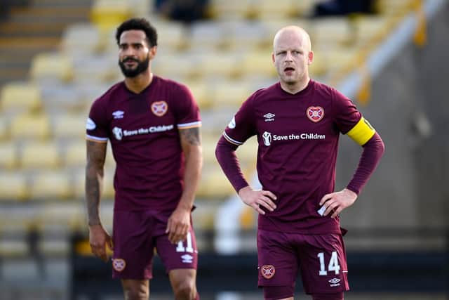 Hearts weren't at their best during the 1-0 win over Cowdenbeath on Saturday. Picture: SNS