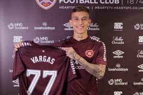 Hearts have signed Costa Rican forward Kenneth Vargas on an initial loan. Pic: Heart of Midlothian FC
