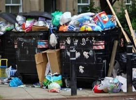 Union bosses previously warned that uncollected waste would be 'left to pile' in the streets if council workers take strike action