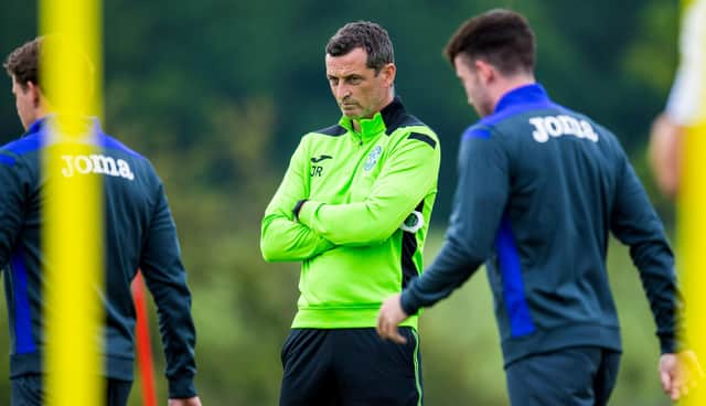 Jack Ross watched his Hibs side go down to a 1-0 friendly defeat to Accrington Stanley.
