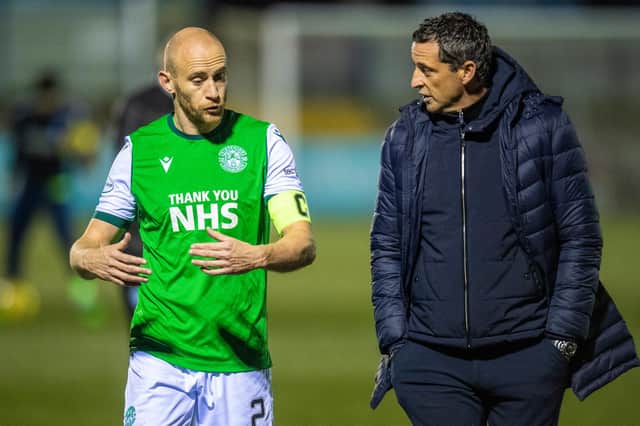 Hibs manager Jack Ross and captain David Gray have both expressed disappointment at the impending departure of chief executive Leeann Dempster. Photo by Ross Parker/SNS Group