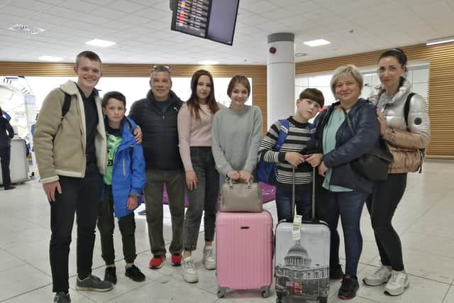 Dnipro Kids reunited four Ukrainian orphans with their orphanage families on Monday. (Photo credit: Dnipro Kids)