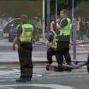 Police have arrested a man following a "series of incidents" around Edinburgh in which four people were injured. Picture: Edward Hughes  /PA Wire