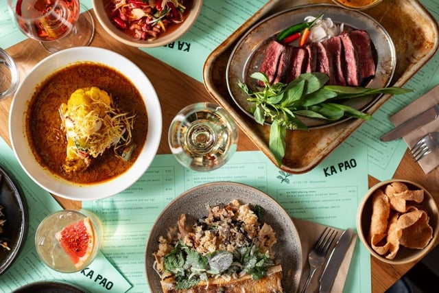 Ka Pao serves up South East Asian flavours - from noodles to szechuan mushrooms and red and green Thai curry - with local Scottish ingredients like Shetland mussels.