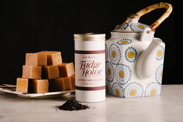 Luxury confectioner The Fudge House of Edinburgh has partnered with tea merchants PekoeTea to produce a loose-leaf tea made with real pieces of their fudge.