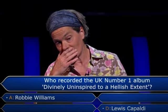 The question had Rawinksy stumped (Photo: Who Wants to be a Millionaire)