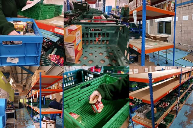 The shelves at Edinburgh Food Project's Broomhouse warehouse are getting emptier by the day according to the charity.