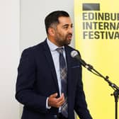 First Minister Humza Yousaf at the Edinburgh International Festival's headquarters - Scottish Government has been accused by Festival executive director Francesca Hegyi of ignoring the arts sector.