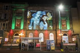 An image from the film The Wizard of Oz projected onto the Filmhouse building in Edinburgh city centre this week. Picture: Jane Barlow