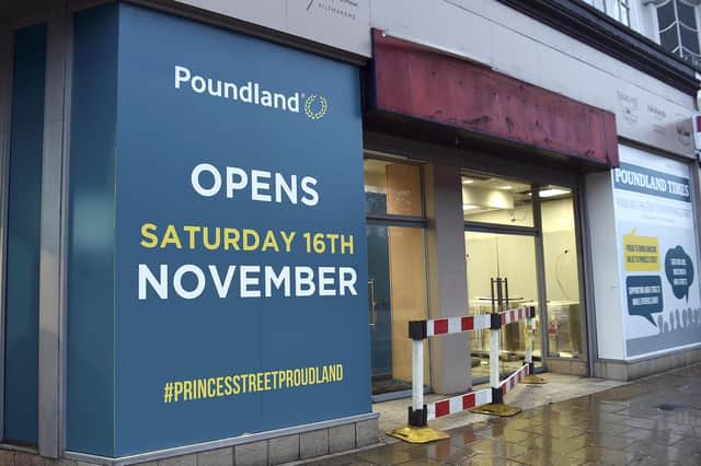 Poundland opened a large store on Princes Street in Edinburgh in November 2019. Picture: Lisa Ferguson