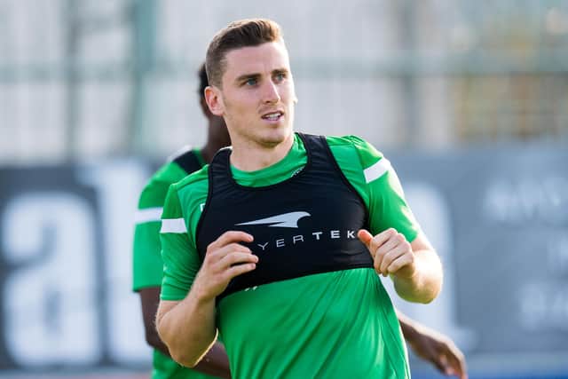 Paul Hanlon says Hibs will have to do their homework on little-known European opponents. Photo by SNS Group