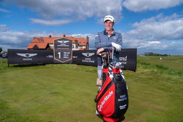 Bob MacIntyre during a media day for the Genesis Scottish Open at The Renaissance Club. Picture: Kenny Smith Photography.