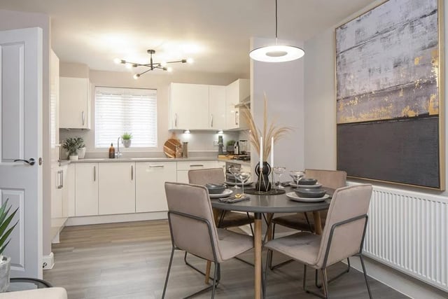 This two-bed new build home, in Havant Road, Emsworth, is on sale for £280,000. It is listed by Barratt Homes – Saxon Corner.