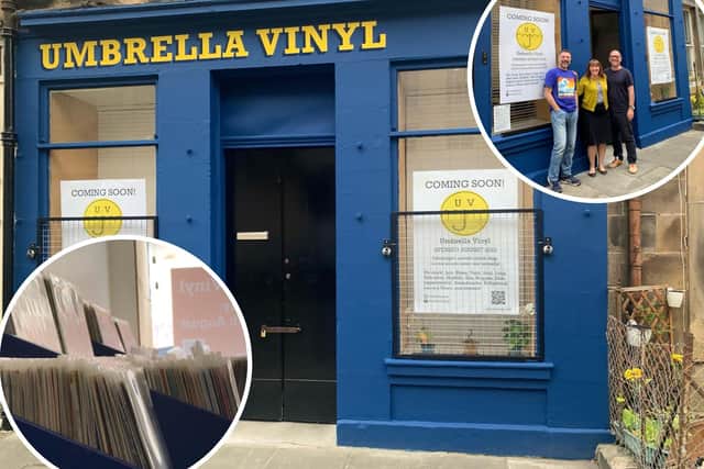You can find Umbrella Vinyl at 20 Valleyfield Street near Brunsfield Links