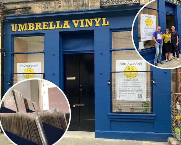 You can find Umbrella Vinyl at 20 Valleyfield Street near Brunsfield Links