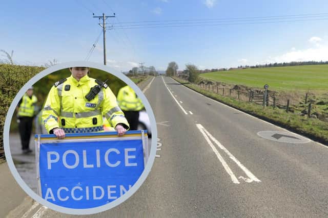 The fatal road crash happened on the A89 between the villages of Armadale and Westrigg.