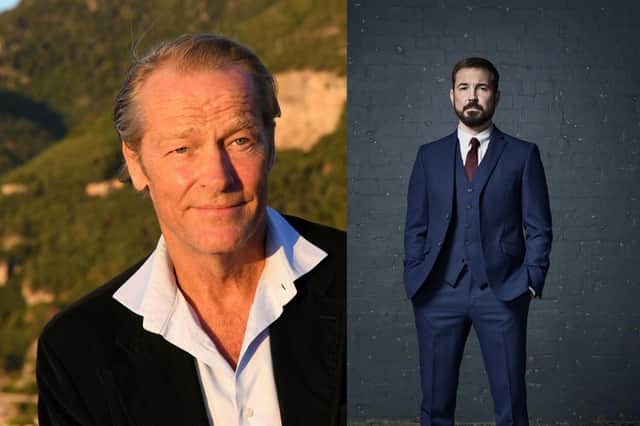 Iain Glen joins Martin Compston in The Rig picture: Shutterstock and PA