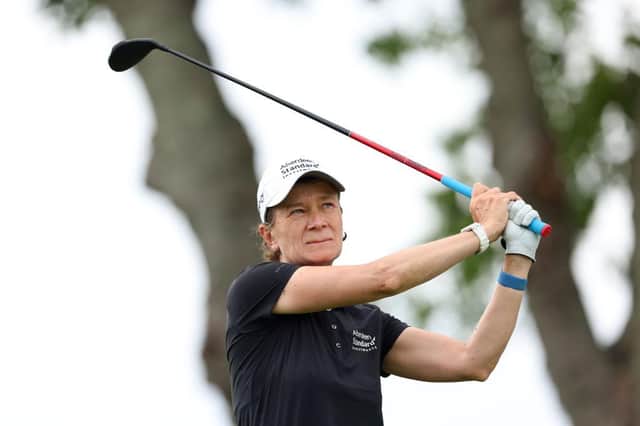 Catriona Matthew in action during the recent US Senior Women's Open at Brooklawn Country Club in Fairfield, Connecticut. Picture: Rich Schultz/Getty Images.