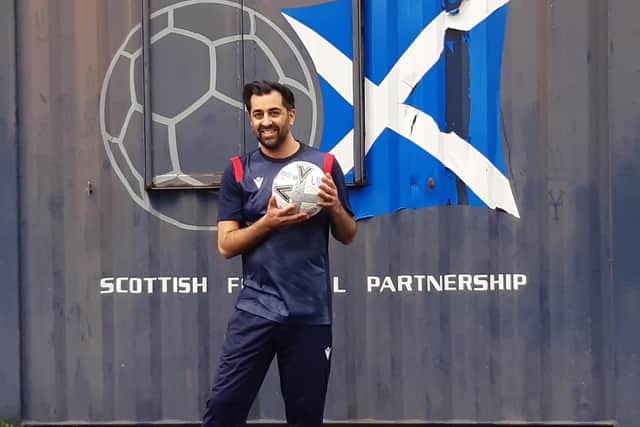 Humza Yousaf says he wants to  harness the power of football to benefit communities across Scotland.