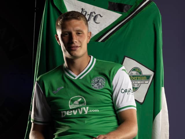 Manchester United defender Will Fish has rejoined Hibs on a season-long loan deal. Picture: Cameron Allan / Hibernian FC