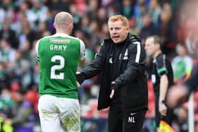 David Gray says he had a good relationship with Neil Lennon as captain and manager at Hibs