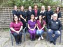 The Magliveras Dental team (Dr Suelynn Tann-Stroud second from right, bottom row).j