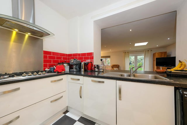 The property also includes a stylish fitted Kitchen.
