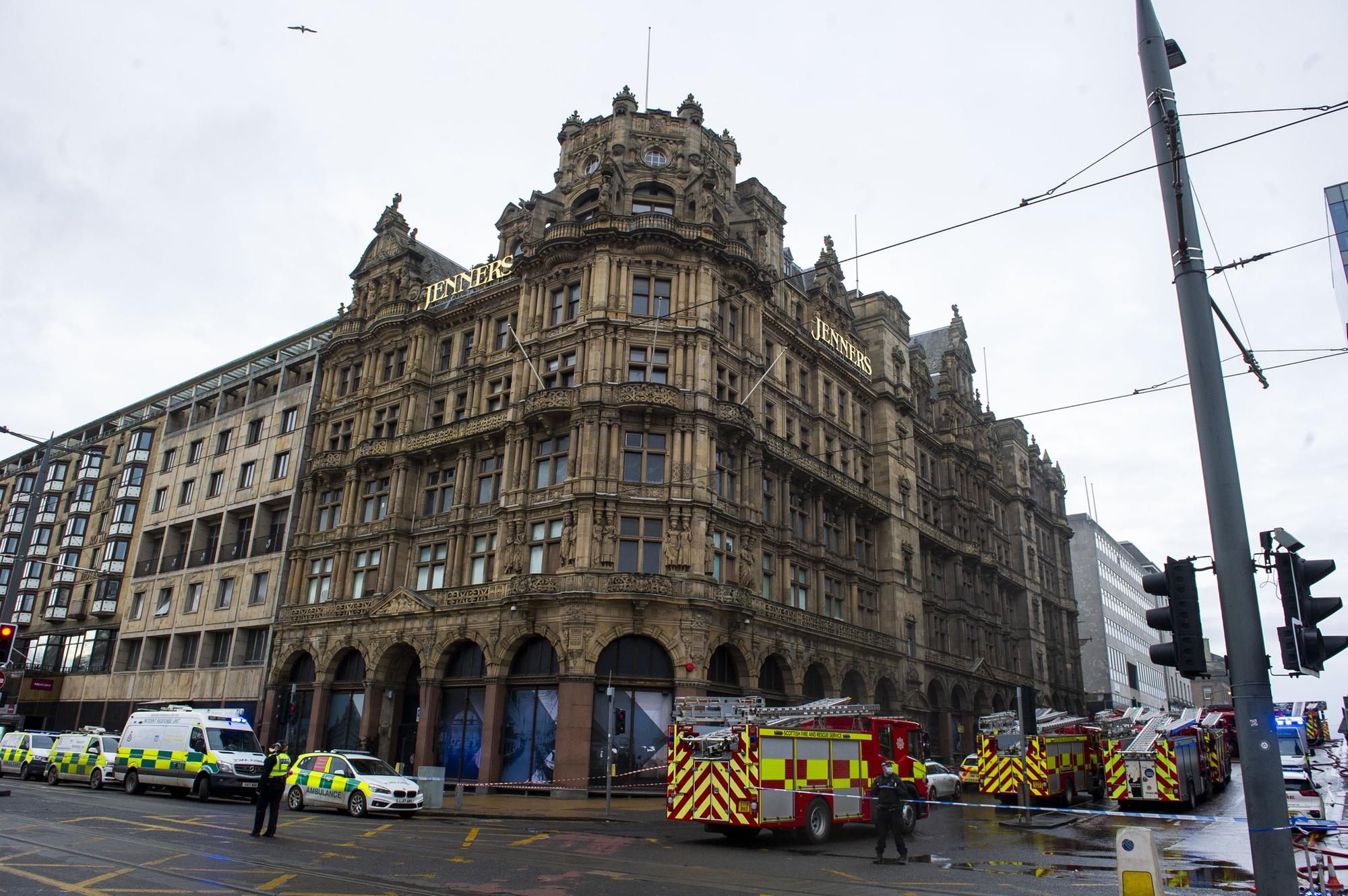 Jenners Edinburgh Jenners fire: Owners 'devastated' by fire in iconic Princes ...