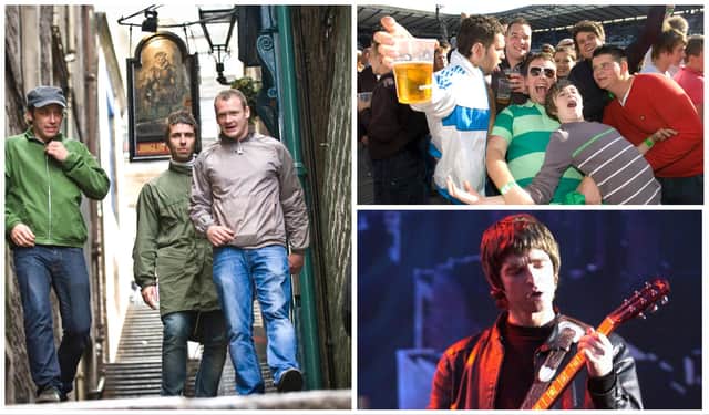 Take a look through our photo gallery to see some of Oasis’s finest moments in Edinburgh