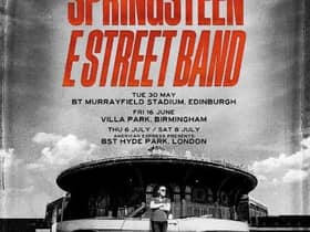 This UK leg of the tour will see Springsteen and The E Street Band perform across multiple venues around the UK including Edinburgh BT Murrayfield Stadium