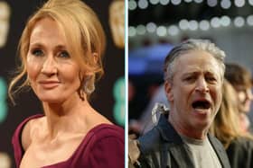 Jon Stewart says comments he made about the Harry Potter And The Philosopher’s Stone film were meant to be “light-hearted” and he was not accusing author JK Rowling of antisemitism.