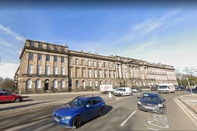 The holiday flats will be created in a former language school in Albyn Place at the west end of Queen Street.  Picture: Google Streetview.