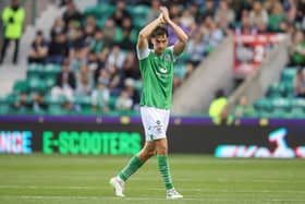 Joe Newell has become one of Hibs' most important players.  (Photo by Ross Parker / SNS Group)