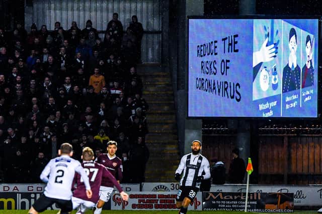 Hearts and Hibs won't be in action until further notice. Picture: SNS