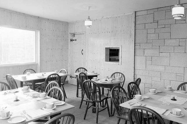 The restaurant at Dalkeith's Motel Derry in March 1964.