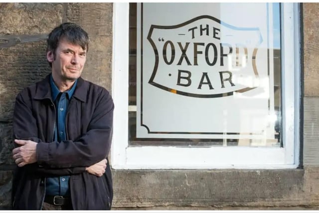 Famous faces spotted here: Ian Rankin.