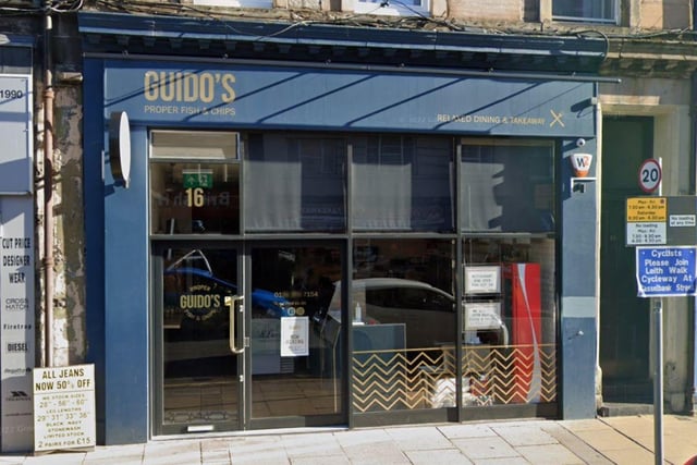 One person suggested Guido’s and said it was "by far the best chippy in Leith". The restaurant and takeaway is located on Junction Street.