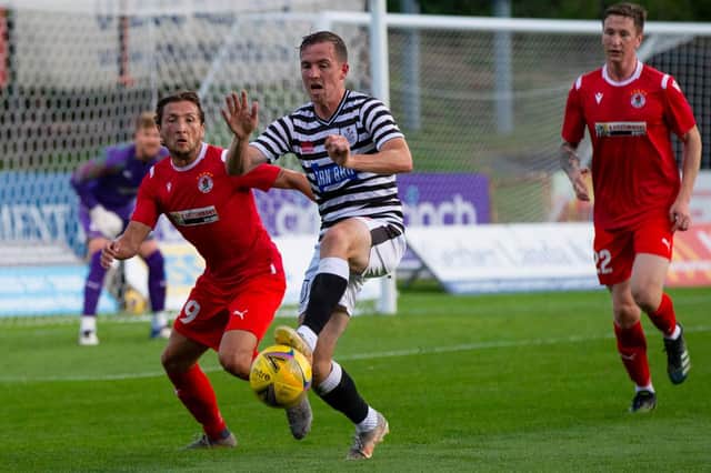 Bonnyrigg Rose boss Robbie Horn says his side were outstanding against Queen's Park (pic courtesy of Ian Cairns Media)