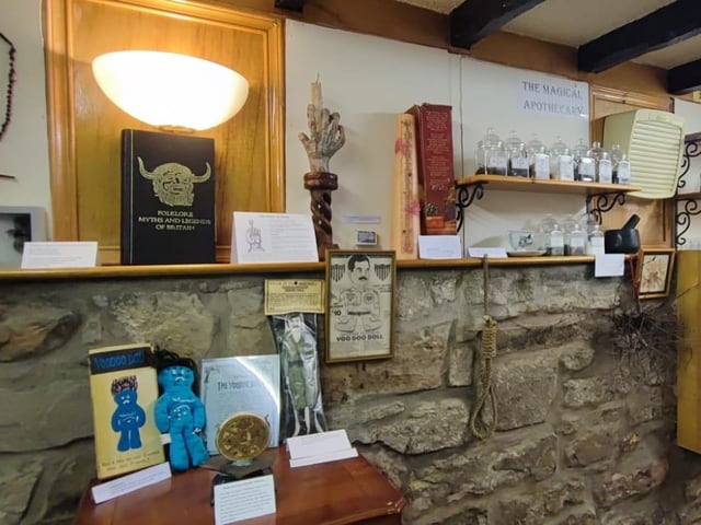 The museum is made up mostly of Ash's incredible collection of magic and witchcraft pieces accumulated over the past 15 years, as well as donations.