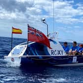 The 12-person Roxy Expedition Atlantic Ocean Row will test the wet wipes on their journey