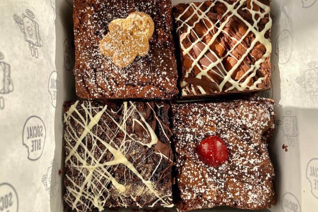 Social Bite’s delicious ‘Box of Joy’ brownies in Christmas-themed flavours like gingerbread, maple spice, blackforest and mince pie
