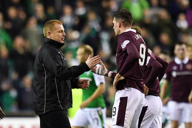Lafferty had been in talks with Neil Lennon when he was Hibs boss. Picture: SNS