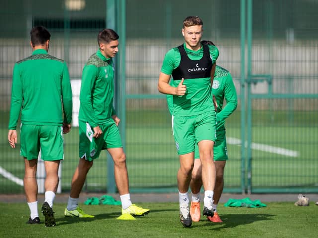 Hibs defender Ryan Porteous has been praised by Jack Ross for his improved disciplinary record this season. (Photo by Paul Devlin / SNS Group)