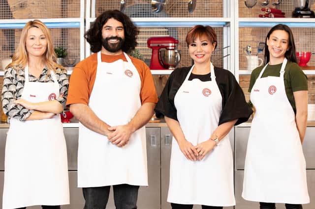 Sarah made it to the final four of MasterChef UK alongside Eddie, Pookie, and Rahda (BBC)