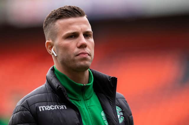 The imminent return of Florian Kamberi is a hot topic among Hibs fans. Photo by Ross Parker / SNS Group.