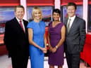 BBC undated file handout photo of BBC Breakfast presenters (left to right) Bill Turnbull, Louise Minchin, Naga Munchetty and Charlie Stayt. Mr Turnbull has died at the age of 66, his family has said. Issue date: Thursday September 1, 2022.